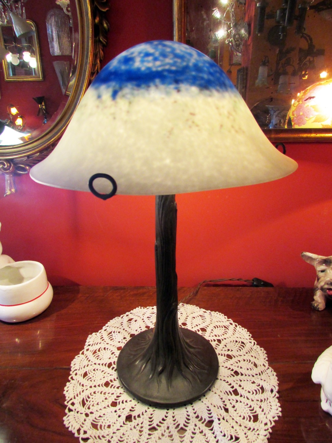 Lampada Radice con vetro