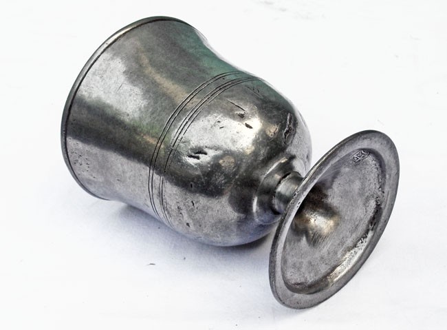 Bicchiere in peltro