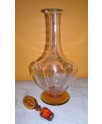 Bottiglia in vetro color ambra con tappo