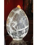 Lampada a forma di uovo in vetro