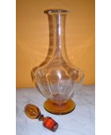 Bottiglia in vetro color ambra con tappo