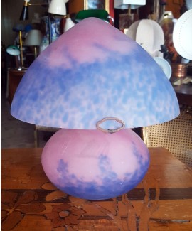 Lampada da comodino in pasta di vetro